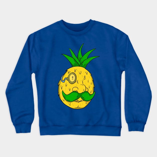 Pineapple Jack Crewneck Sweatshirt by GeekVisionProductions